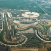 Vista aérea del "Buddh International Circuit"