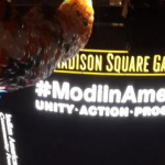 Modi en el Madison Square Garden en Nueva York